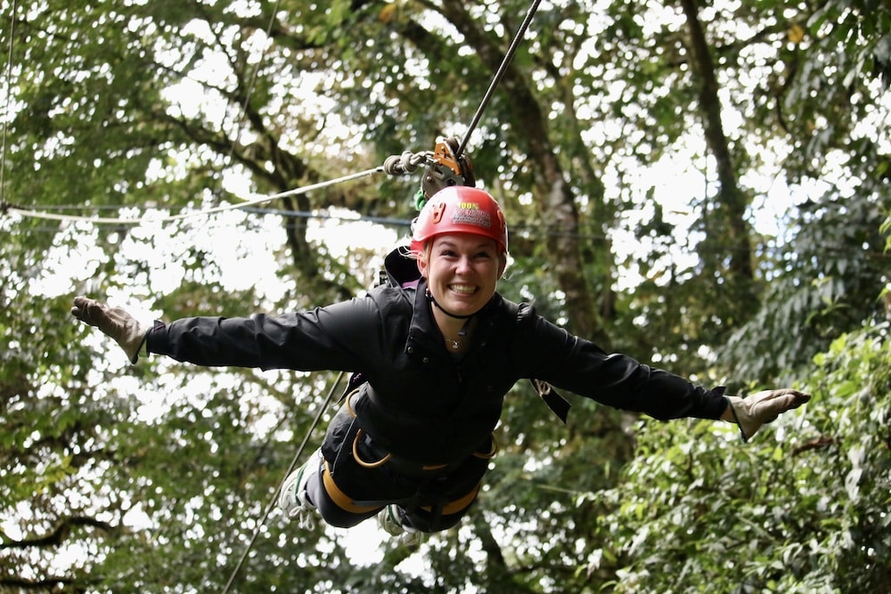 De superman zipline in Monteverde